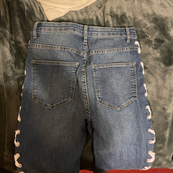 High rise laced jeans H&M - Picture 2 of 4
